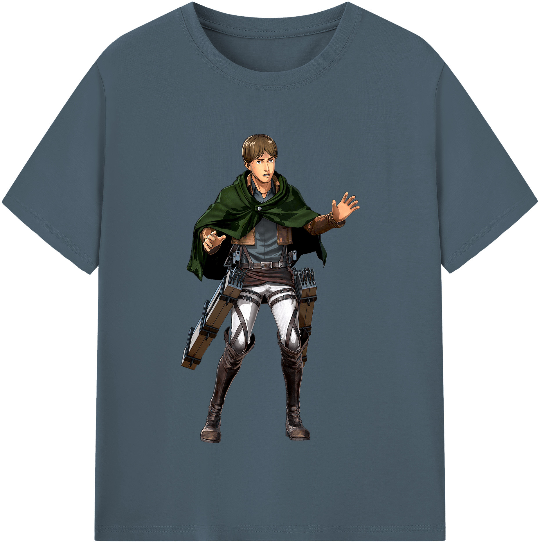 （画像用） 進撃の巨人 Attack on Titan 綿100％半袖Tシャツ（フロントプリント）